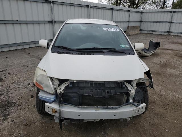 JTDBT923871179811 - 2007 TOYOTA YARIS WHITE photo 5