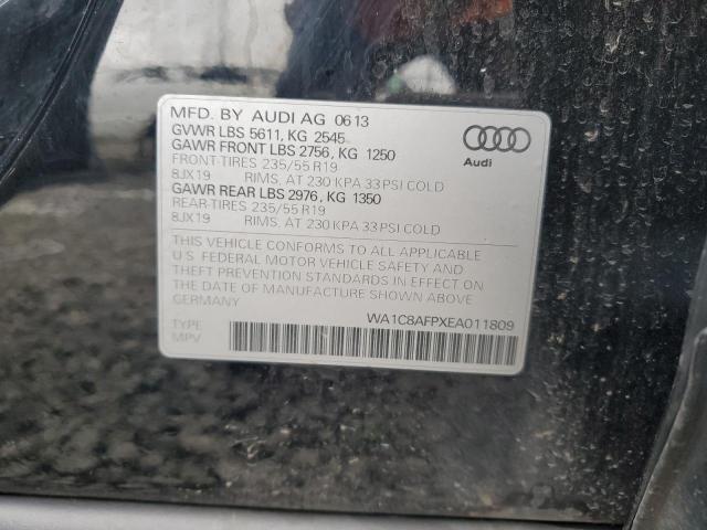 WA1C8AFPXEA011809 - 2014 AUDI Q5 PREMIUM HYBRID BLACK photo 12