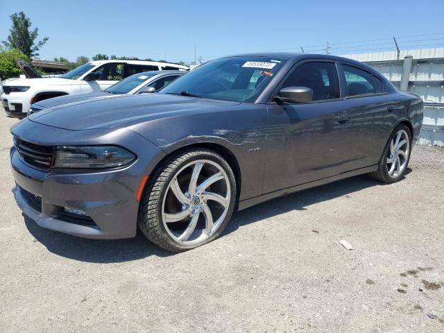 2C3CDXCT8GH125824 - 2016 DODGE CHARGER R/T GRAY photo 1