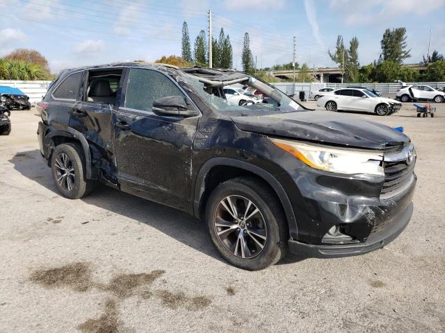 5TDKKRFH8GS501603 - 2016 TOYOTA HIGHLANDER XLE BLACK photo 4