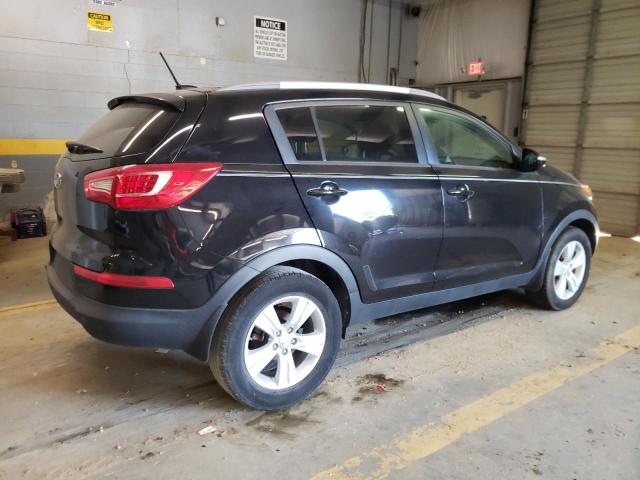 KNDPB3A21C7287340 - 2012 KIA SPORTAGE BASE BLACK photo 3