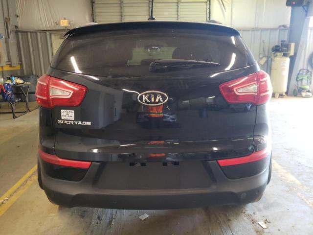 KNDPB3A21C7287340 - 2012 KIA SPORTAGE BASE BLACK photo 6