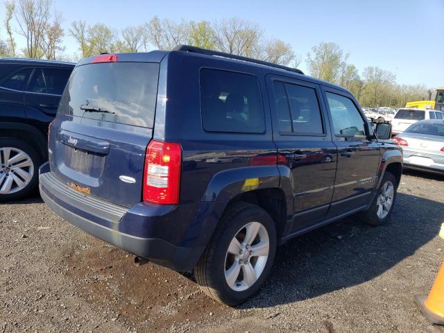 1C4NJRFB9ED718467 - 2014 JEEP PATRIOT LATITUDE BLUE photo 3