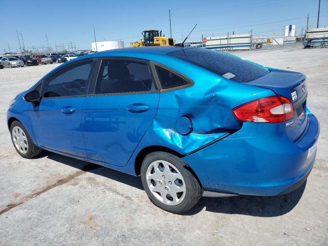 3FADP4BJ4DM165178 - 2013 FORD FIESTA SE BLUE photo 2