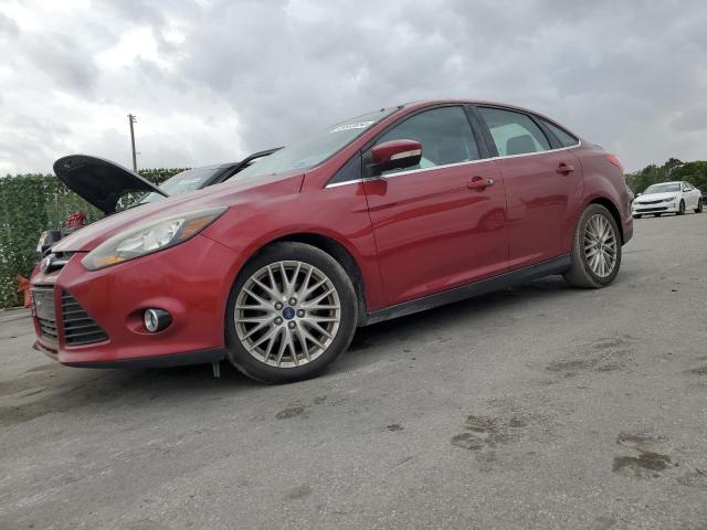 1FADP3J24EL252280 - 2014 FORD FOCUS TITANIUM RED photo 1