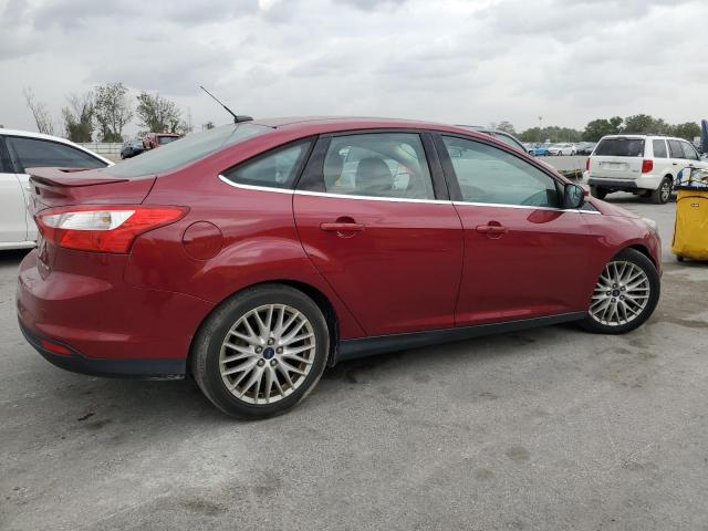 1FADP3J24EL252280 - 2014 FORD FOCUS TITANIUM RED photo 3