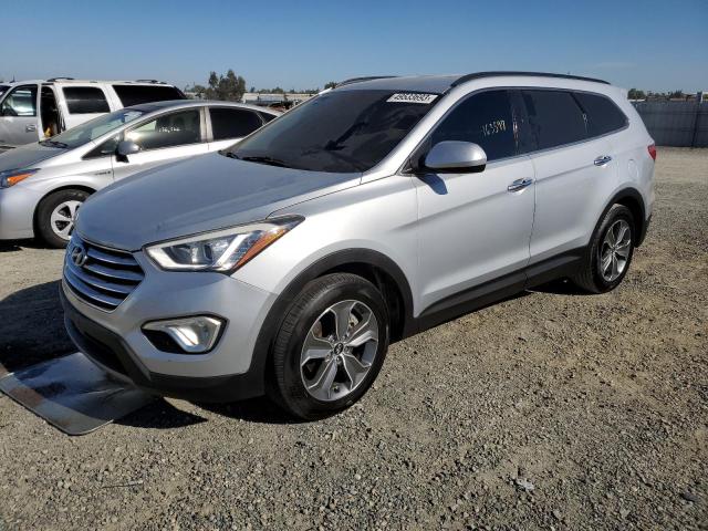 KM8SMDHF7GU162252 - 2016 HYUNDAI SANTA FE SE SILVER photo 1