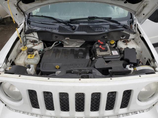 1C4NJRBB9CD576706 - 2012 JEEP PATRIOT SPORT WHITE photo 11