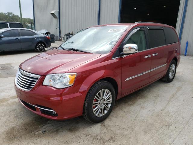 2C4RC1CG7ER115818 - 2014 CHRYSLER TOWN & COU TOURING L RED photo 1