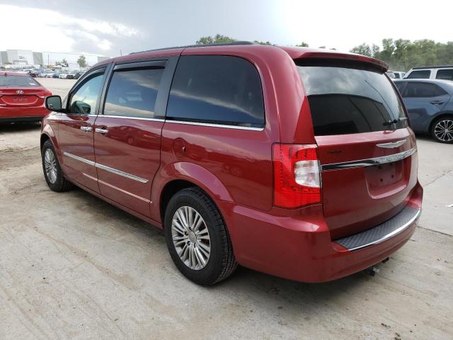 2C4RC1CG7ER115818 - 2014 CHRYSLER TOWN & COU TOURING L RED photo 2