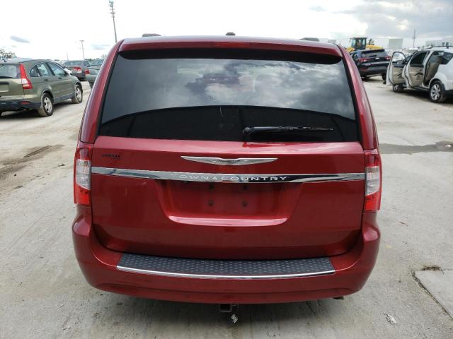 2C4RC1CG7ER115818 - 2014 CHRYSLER TOWN & COU TOURING L RED photo 6