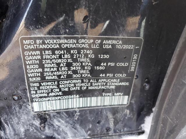 1V2GNPE8XPC003454 - 2023 VOLKSWAGEN ID.4 PRO S 黑色 照片 13