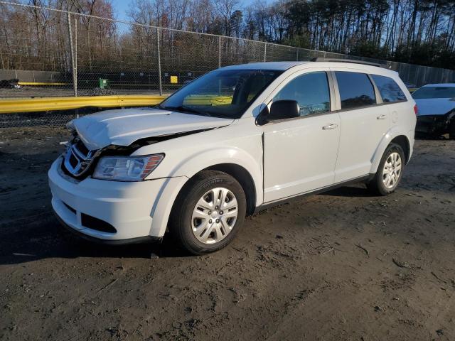 3C4PDCAB8HT525648 - 2017 DODGE JOURNEY SE WHITE photo 1