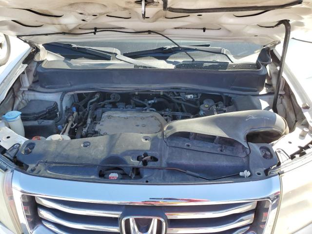 5FNYF4H5XEB010570 - 2014 HONDA PILOT EXL WHITE photo 12