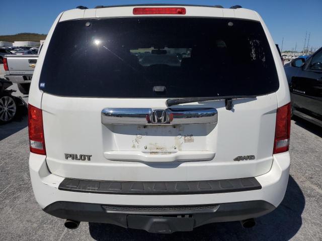 5FNYF4H5XEB010570 - 2014 HONDA PILOT EXL WHITE photo 6