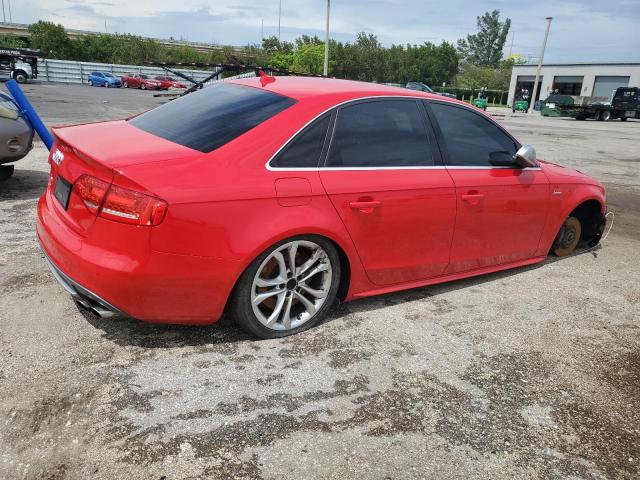 WAUDGAFL0BA134392 - 2011 AUDI S4 PREMIUM PLUS RED photo 3