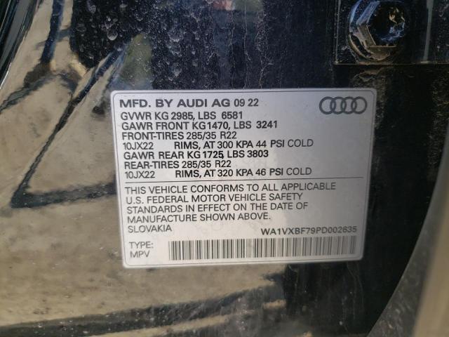 WA1VXBF79PD002635 - 2023 AUDI Q7 PRESTIGE 黑色 照片 13