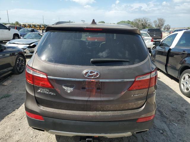 KM8SN4HF4FU117782 - 2015 HYUNDAI SANTA FE GLS BROWN photo 6