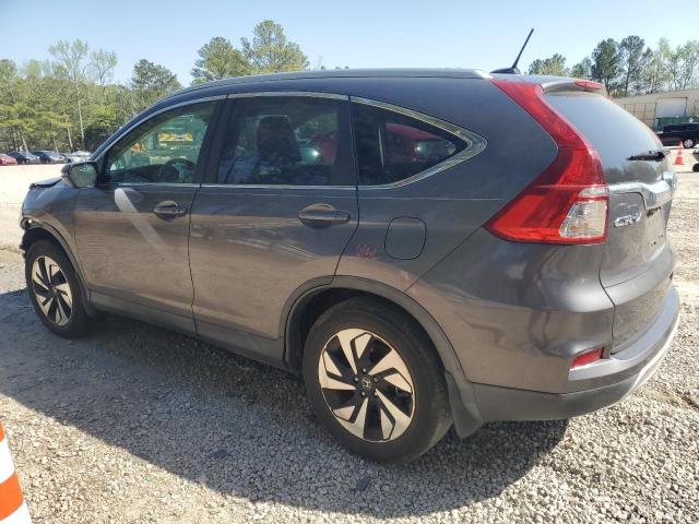 5J6RM4H98FL118871 - 2015 HONDA CR-V TOURING GRAY photo 2