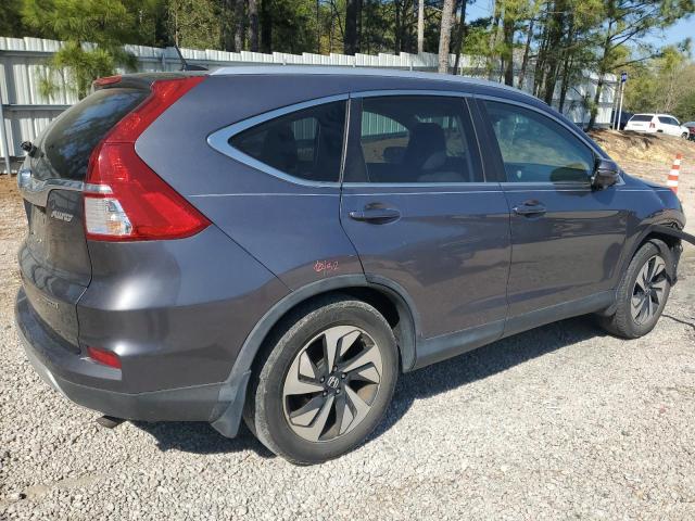 5J6RM4H98FL118871 - 2015 HONDA CR-V TOURING GRAY photo 3