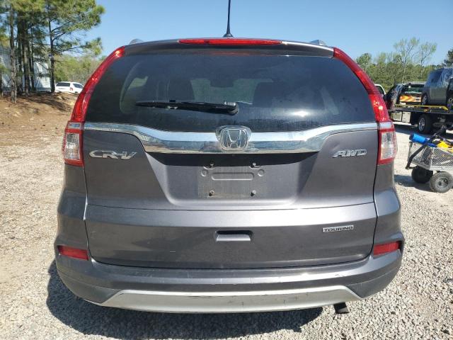 5J6RM4H98FL118871 - 2015 HONDA CR-V TOURING GRAY photo 6