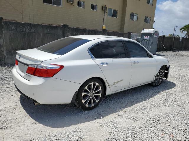 1HGCR2F54FA109471 - 2015 HONDA ACCORD SPORT WHITE photo 3