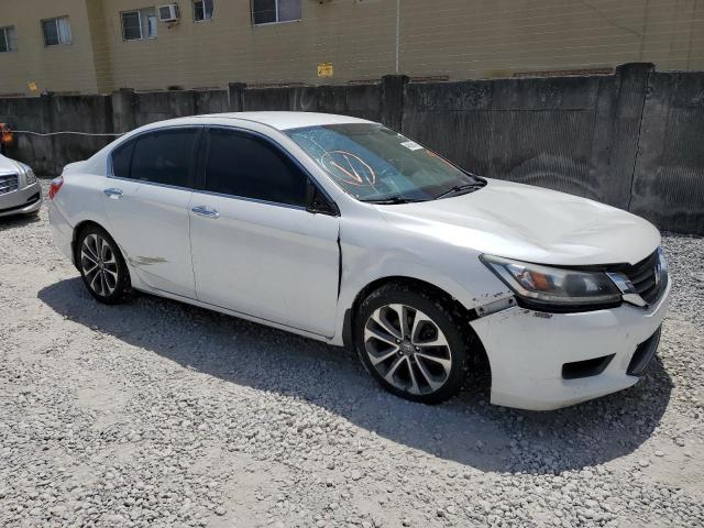 1HGCR2F54FA109471 - 2015 HONDA ACCORD SPORT WHITE photo 4