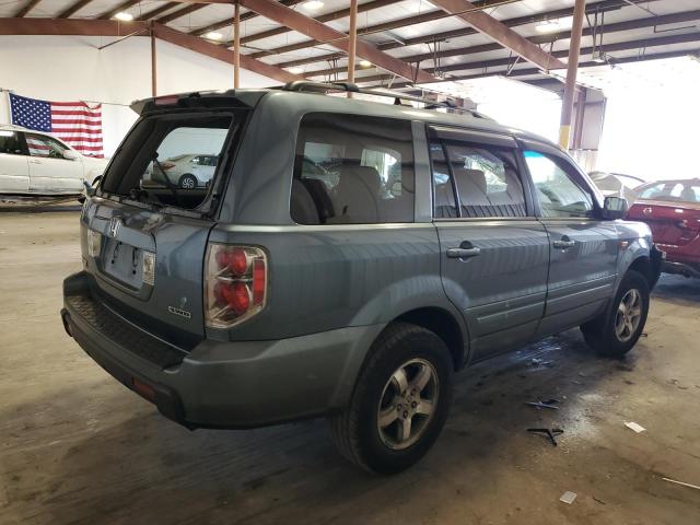 2HKYF18497H527532 - 2007 HONDA PILOT EX BLUE photo 3