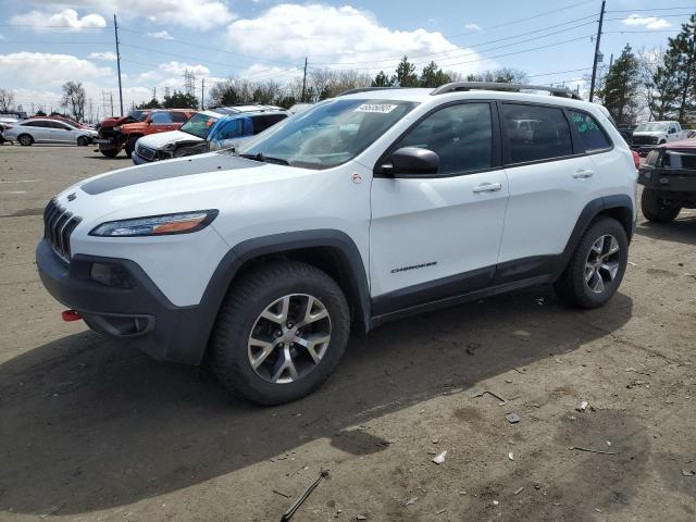 1C4PJMBS6HW510105 - 2017 JEEP CHEROKEE TRAILHAWK WHITE photo 1