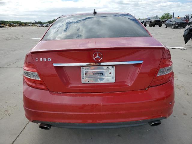 WDDGF56X48R031523 - 2008 MERCEDES-BENZ C 350 RED photo 6