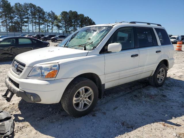 5FNYF18565B052314 - 2005 HONDA PILOT EXL WHITE photo 1