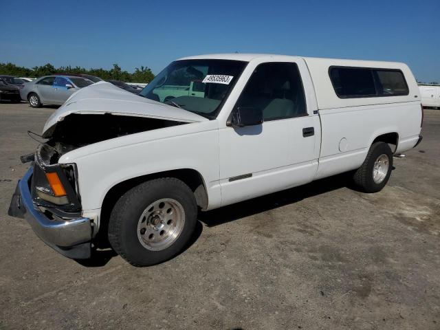 1GTEC14W1TZ525618 - 1996 GMC SIERRA C1500 WHITE photo 1