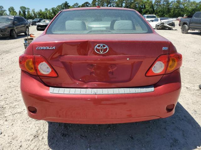 1NXBU4EE5AZ342977 - 2010 TOYOTA COROLLA BASE RED photo 6