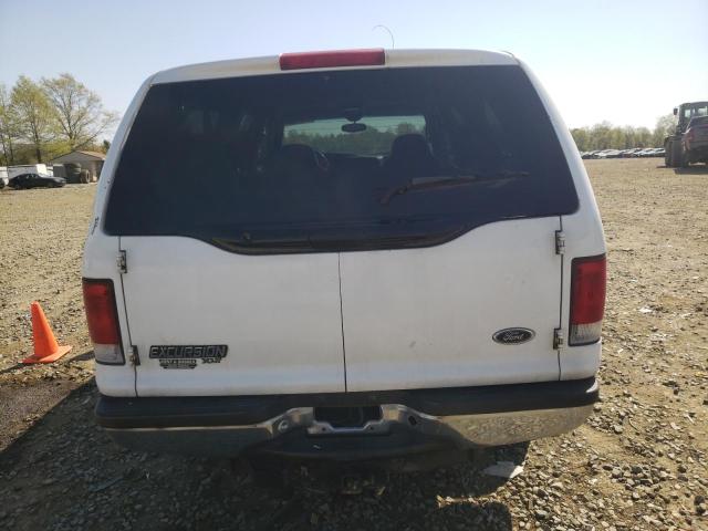 1FMNU41S9YEB89159 - 2000 FORD EXCURSION XLT WHITE photo 6