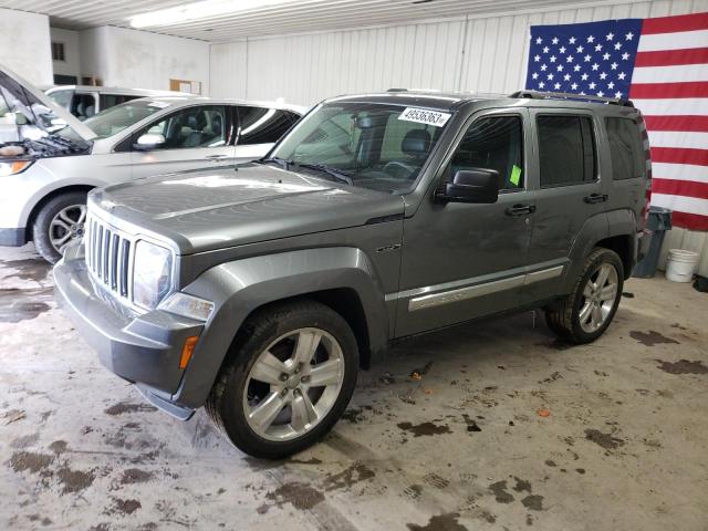 1C4PJMFKXCW176972 - 2012 JEEP LIBERTY JET GRAY photo 1