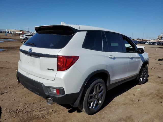5FNYF8H52PB039331 - 2023 HONDA PASSPORT EXL WHITE photo 3