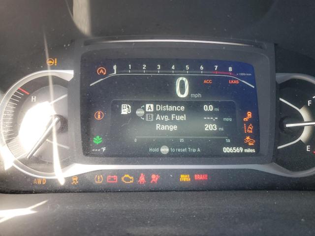 5FNYF8H52PB039331 - 2023 HONDA PASSPORT EXL WHITE photo 9