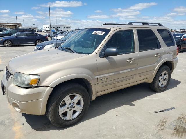 1FMCU49H47KB26244 - 2007 FORD ESCAPE HEV TAN photo 1