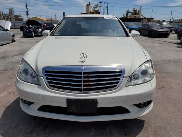 WDDNG71X08A190285 - 2008 MERCEDES-BENZ S 550 WHITE photo 5