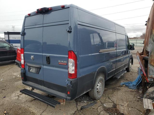 3C6URVJG5KE561733 - 2019 RAM PROMASTER 3500 HIGH ლურჯი ფოტო 3