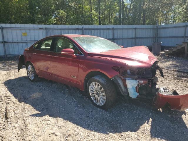 3FA6P0PU5GR130645 - 2016 FORD FUSION SE PHEV BURGUNDY photo 4