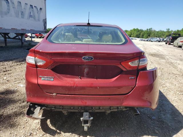 3FA6P0PU5GR130645 - 2016 FORD FUSION SE PHEV BURGUNDY photo 6