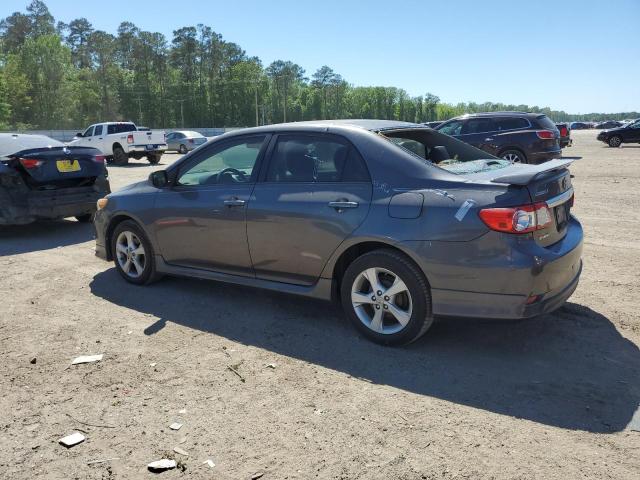 5YFBU4EE8DP202766 - 2013 TOYOTA COROLLA BASE GRAY photo 2