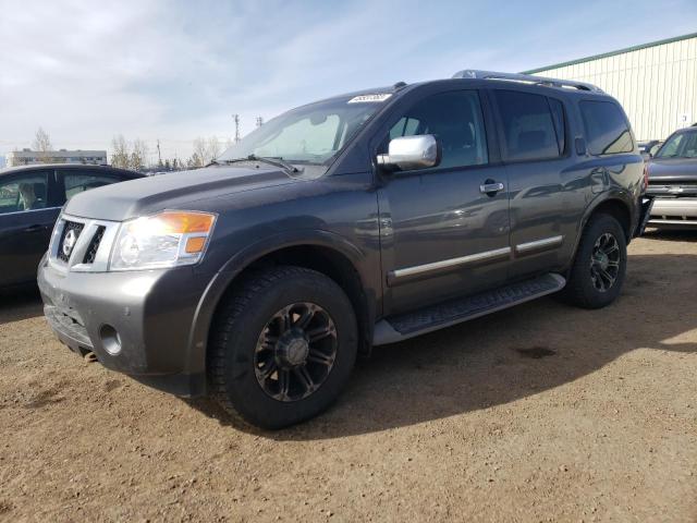 5N1AA0NE3AN619679 - 2010 NISSAN ARMADA PLATINUM GRAY photo 1