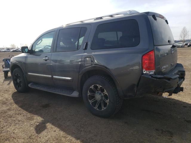 5N1AA0NE3AN619679 - 2010 NISSAN ARMADA PLATINUM GRAY photo 2