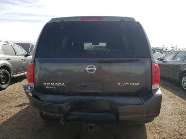 5N1AA0NE3AN619679 - 2010 NISSAN ARMADA PLATINUM GRAY photo 6