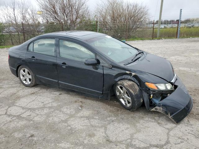 1HGFA16807L143101 - 2007 HONDA CIVIC EX BLACK photo 4