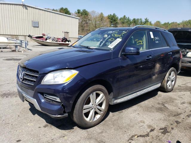 4JGDA5HB7FA532135 - 2015 MERCEDES-BENZ ML 350 4MATIC BLUE photo 1