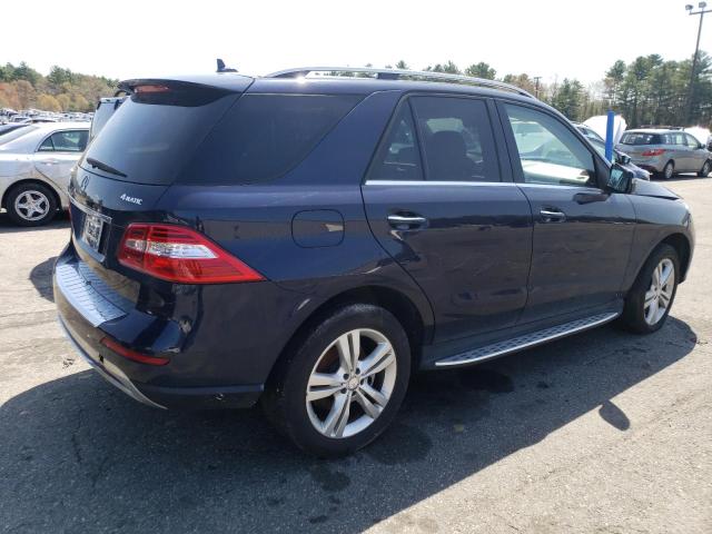 4JGDA5HB7FA532135 - 2015 MERCEDES-BENZ ML 350 4MATIC BLUE photo 3