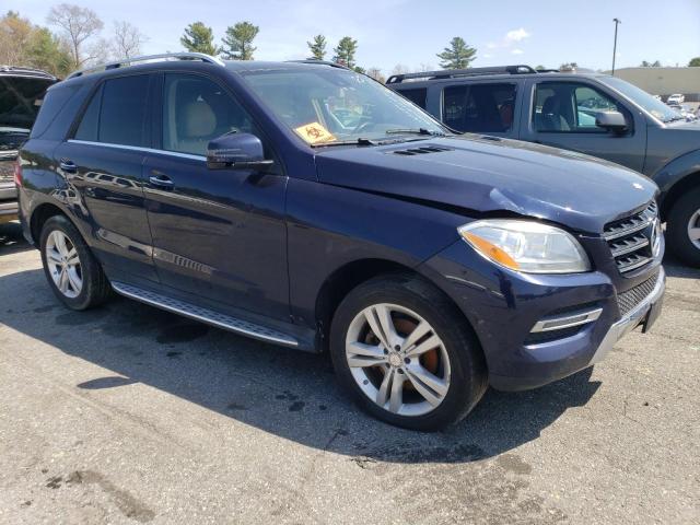 4JGDA5HB7FA532135 - 2015 MERCEDES-BENZ ML 350 4MATIC BLUE photo 4